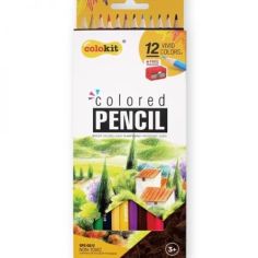 Creioane color Colokit 12 cul. + ascutitoare