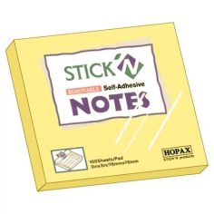 Notes Adeziv 76×76 Galben, 100 foi