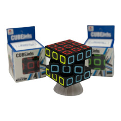 En-gros Cub Rubik 3×3×3, all black, 6×6×6cm, +6ani