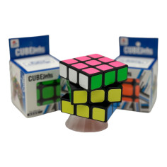 En-gros Cub Rubik, 3×3×3, black line, 6×6×6cm, +6ani