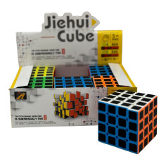 En-gros Cub Rubik 4×4×4 color line, black face, 6×6×6cm,...
