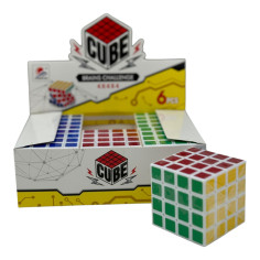 En-gros Cub Rubik 4×4×4, white line, color face,...