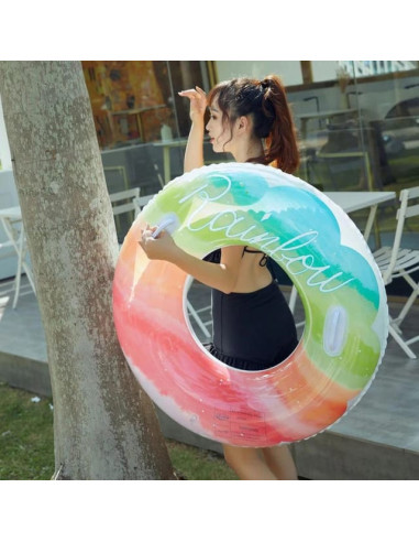 Colac gonflabil, model Rainbow,...