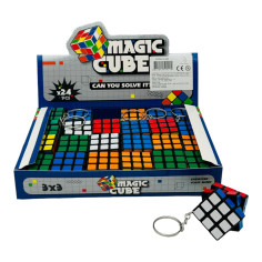 En-gros Breloc Accesoriu forma de Cub Rubik, 3×3×3cm