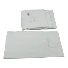 Batista Alba cu Broderie Florala