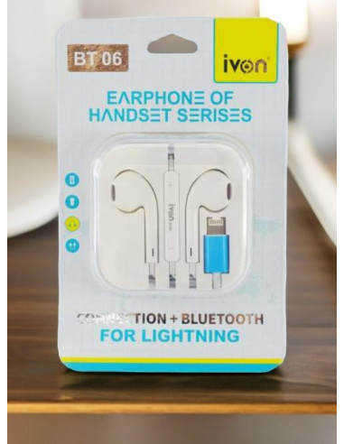 Casti cu fir IVON BT06 pentru iPhone...