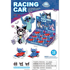 Masinuta cu figurina, Racing Car, albastra, +3ani, en-gros