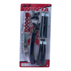Set Ninja de jucarie, Super Powerfull, 46×22cm, +3ani,...