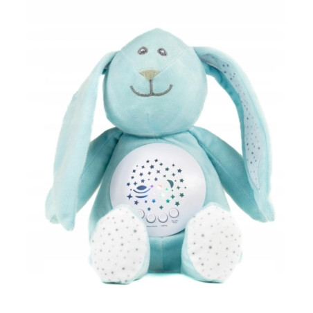 Jucarie din plus pentru bebelusi, Animalut Adorabil, cu proiectie forme luminoase si sunete, 33×25cm, en-gros