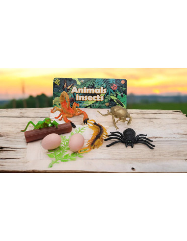 Set insecte de jucarie, 25×25cm,...