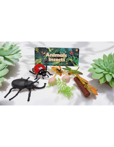 Set insecte de jucarie, 25×25cm,...