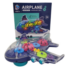 Avion de jucarie cu sunete si lumini, carcasa...