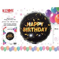 Balon din folie metalizata HAPPY BIRTHDAY 18inch