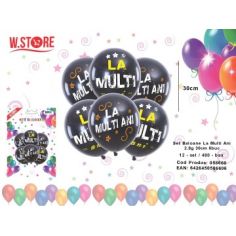 Set 6 Baloane LA MULTI ANI 2.8gr, 30cm
