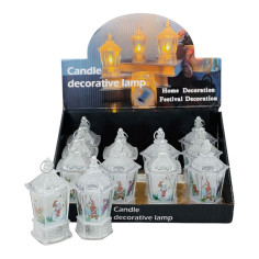 Decoratiune pentru Craciun Felinar cu lumini led, modele...