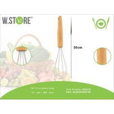 Tel pentru bucatarie, cu maner de lemn, 30cm