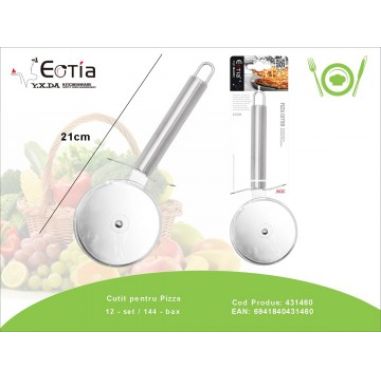 Cutit pentru Pizza, Inox, 21cm