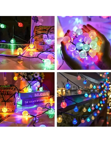 Instalație solară cu 50 led-uri in...