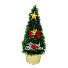 Decoratiune pentru Craciun Bradut in ghiveci, 33cm, 5...