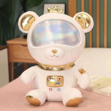Ursulet Adorabil din plus, 20cm, Alb