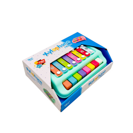 Jucarie 2in 1  Xilofon SI Pian  pentru bebeluși și copii mici, multicolor, 24.5×17×7cm, +18luni, en-gros